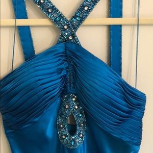 Aidan Mattos beaded formal gown